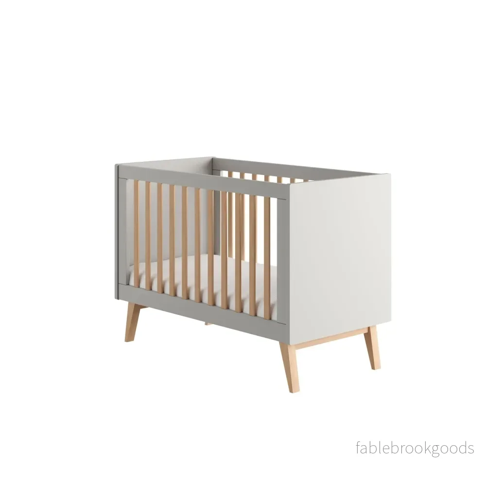Sara Cot, 2 growing functions 120x 60 cm Grey color - Bild 2
