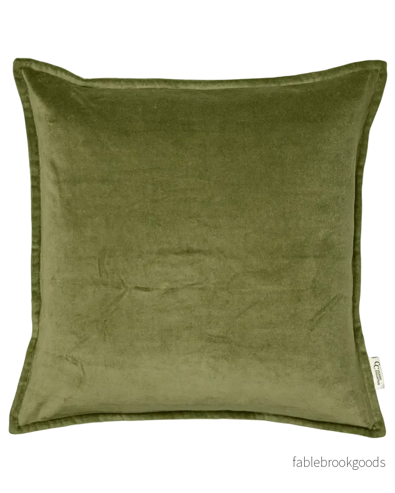 Kuddfodral Classic Velvet Skogsgrön