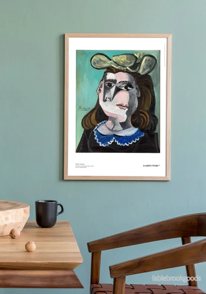 Poster: Pablo Picasso, Kvinna med blå krage - Bild 2