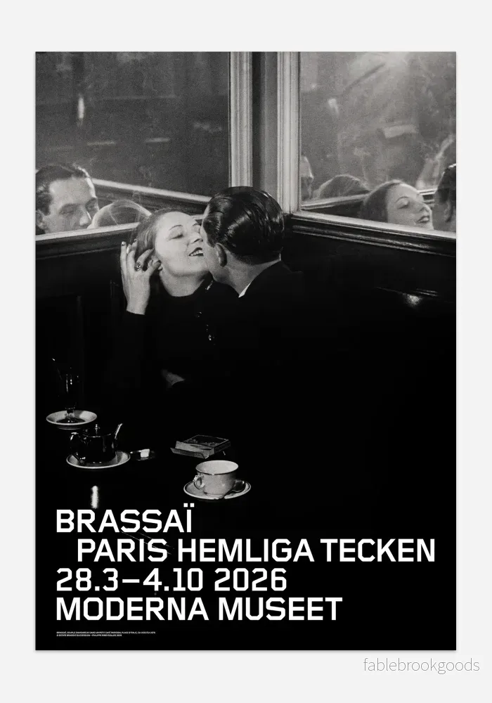 Poster, Brassai, Förälskat par på ett litet parisiskt café Poster, Brassai, Förälskat par på ett litet parisiskt café