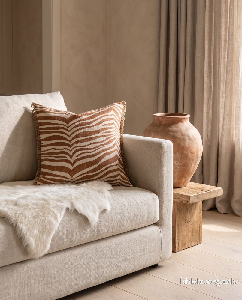 Kudde Zebra Glazed Ginger - Bild 3