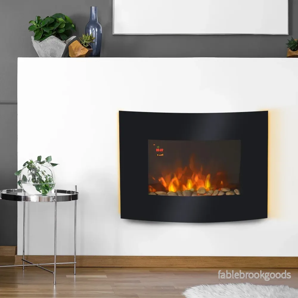 Elektrisk vägg öppen spis 65cm – Mysig Atmosphere Enhancer - Bild 2