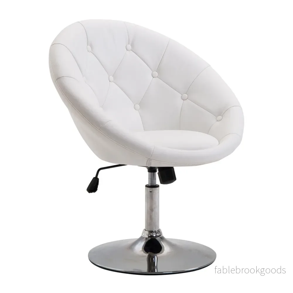 Justerbar svängbar arbetspall, kromstål, 56-90 Cm