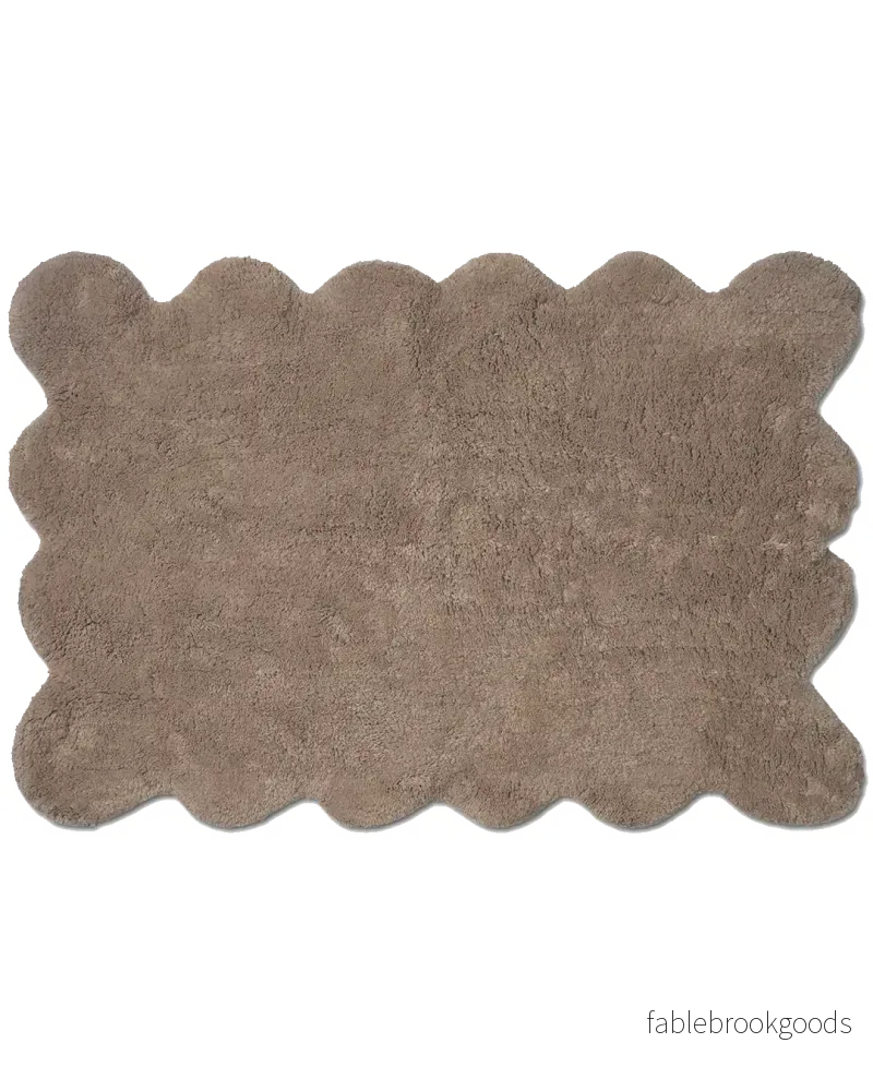 Badrumsmatta Clam Beige Badrumsmatta Clam Beige