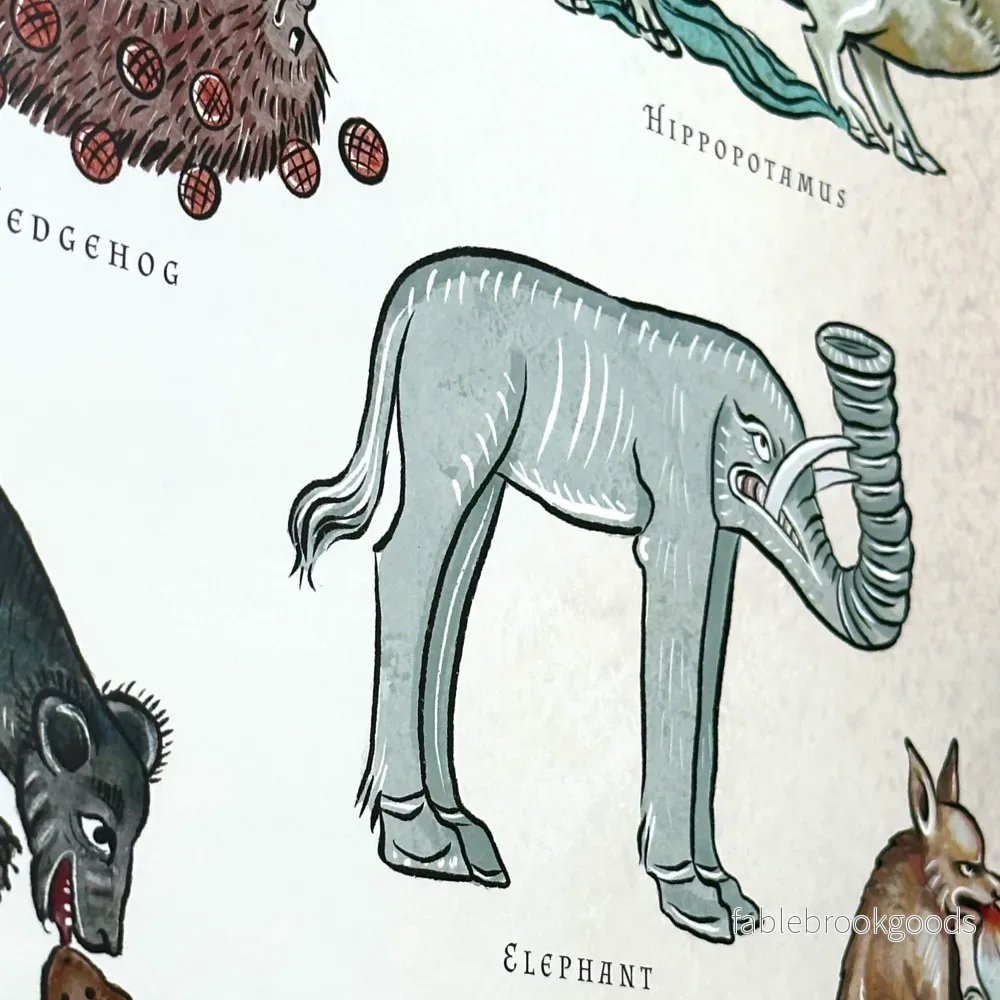 Poster Medieval Natural Bestiary - Bild 2