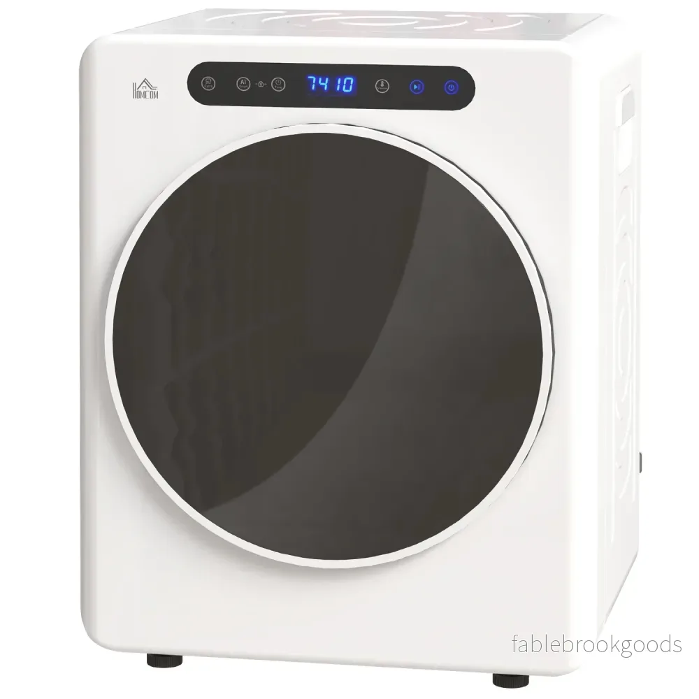 Kompakt torktumlare, 4 kg Kapacitet, Touch Control, Vit