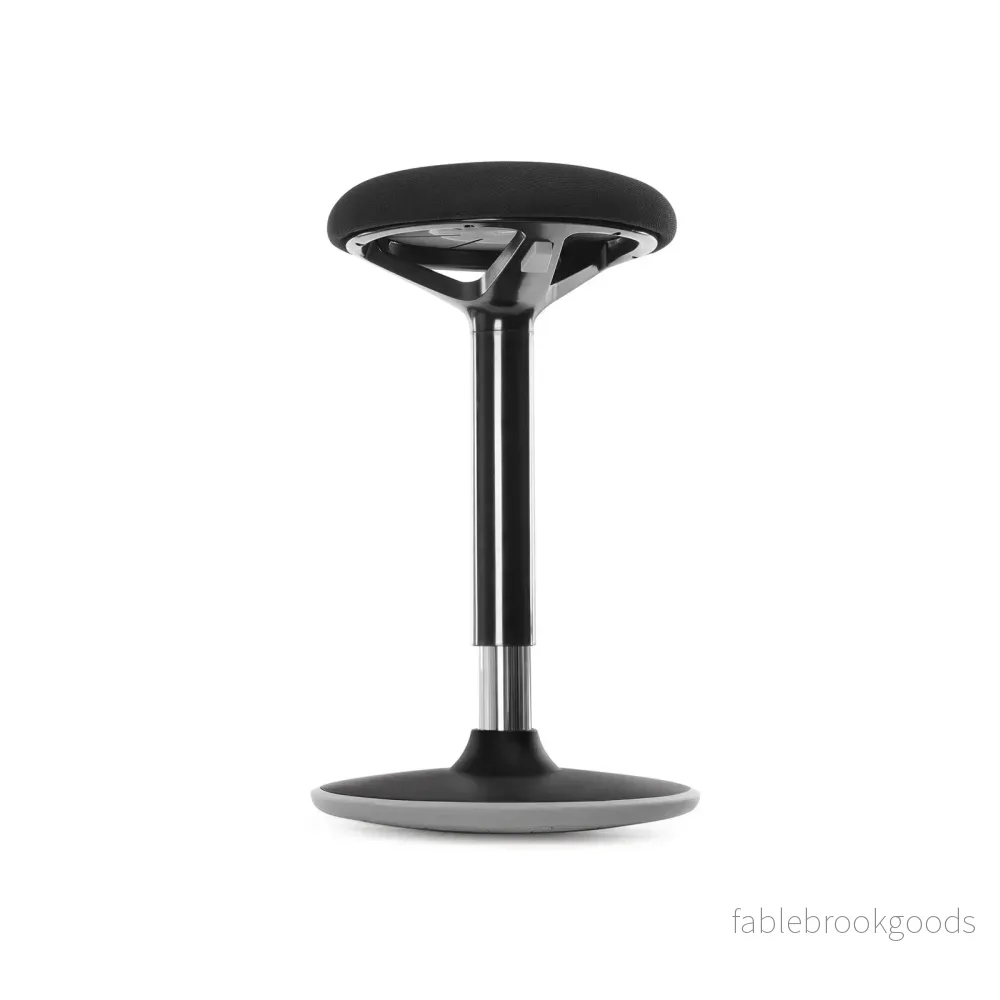 Arbetspall – 360° vridbar – Sitthöjd 50-65 cm – Svart - Bild 2