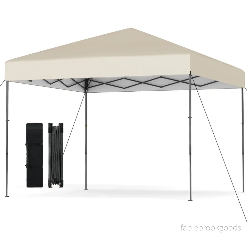 Pop – up Paviljong med bärväska och UV50+ Höj sänkbar – 3 x 3 m – Vit