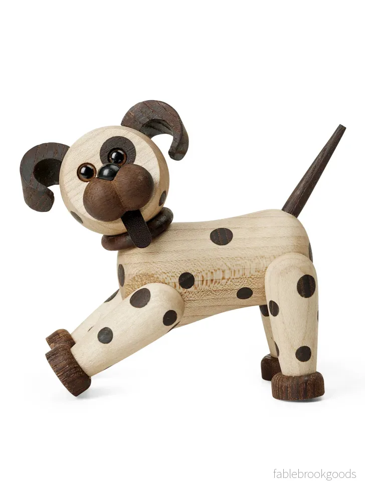 Joy – Trähund Dekoration 10,7 cm FSC® - Bild 3