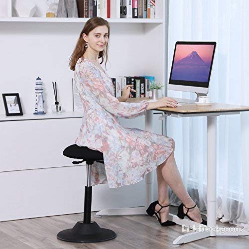 Arbetspall – Ergonomisk och vridbar – Svart - Bild 3