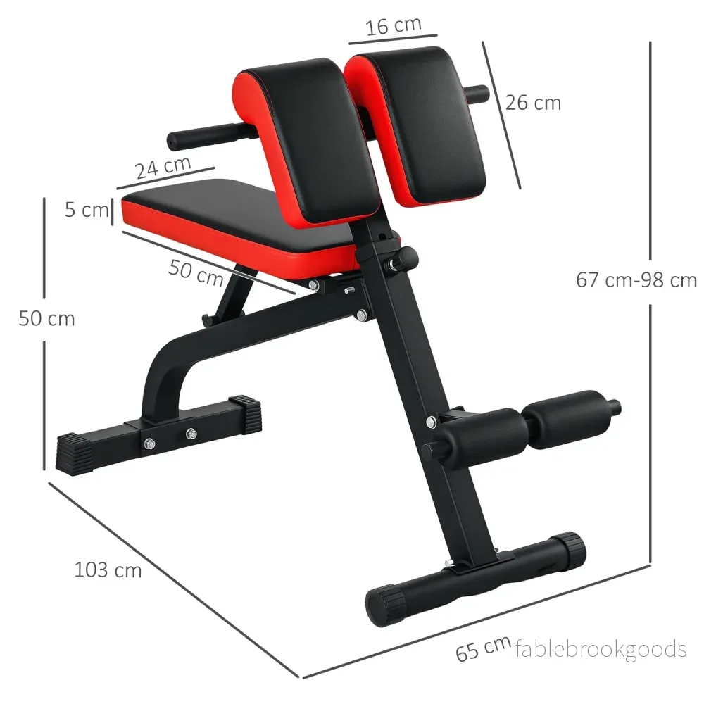 Justerbar viktbänk, hopfällbar, stål, upp till 120 kg kapacitet - Bild 3