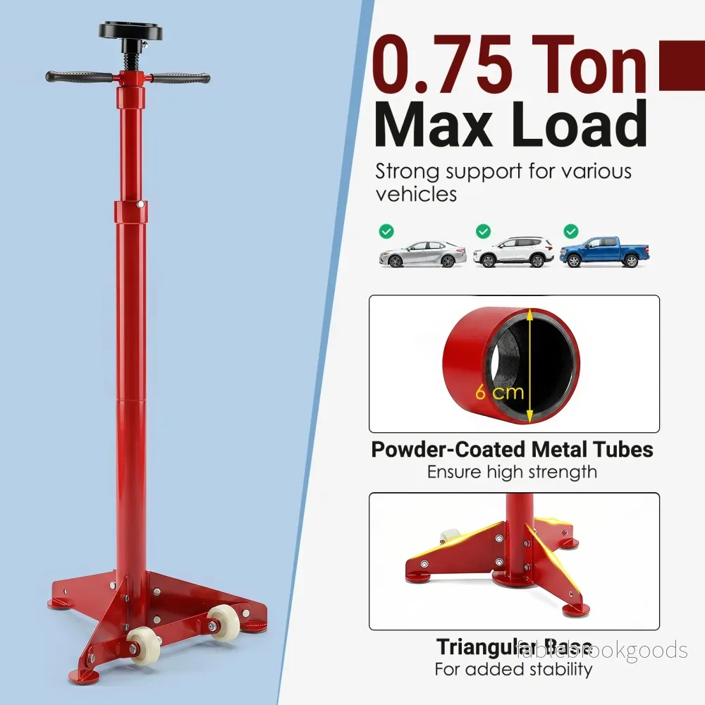 Lyftstöd, – kapacitet, höjdjusterbar mellan – 750 kg 97,5-191,5 cm - Bild 3