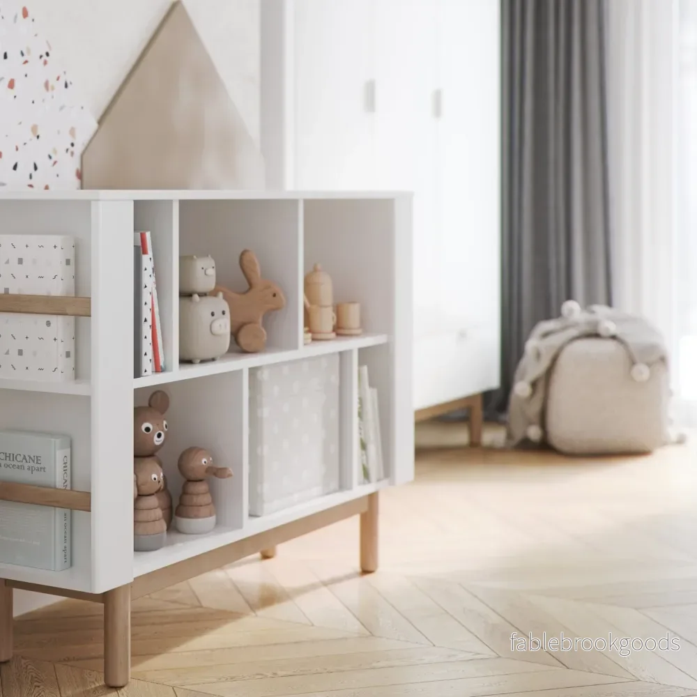 Maria Bookcase low, White color - Bild 2