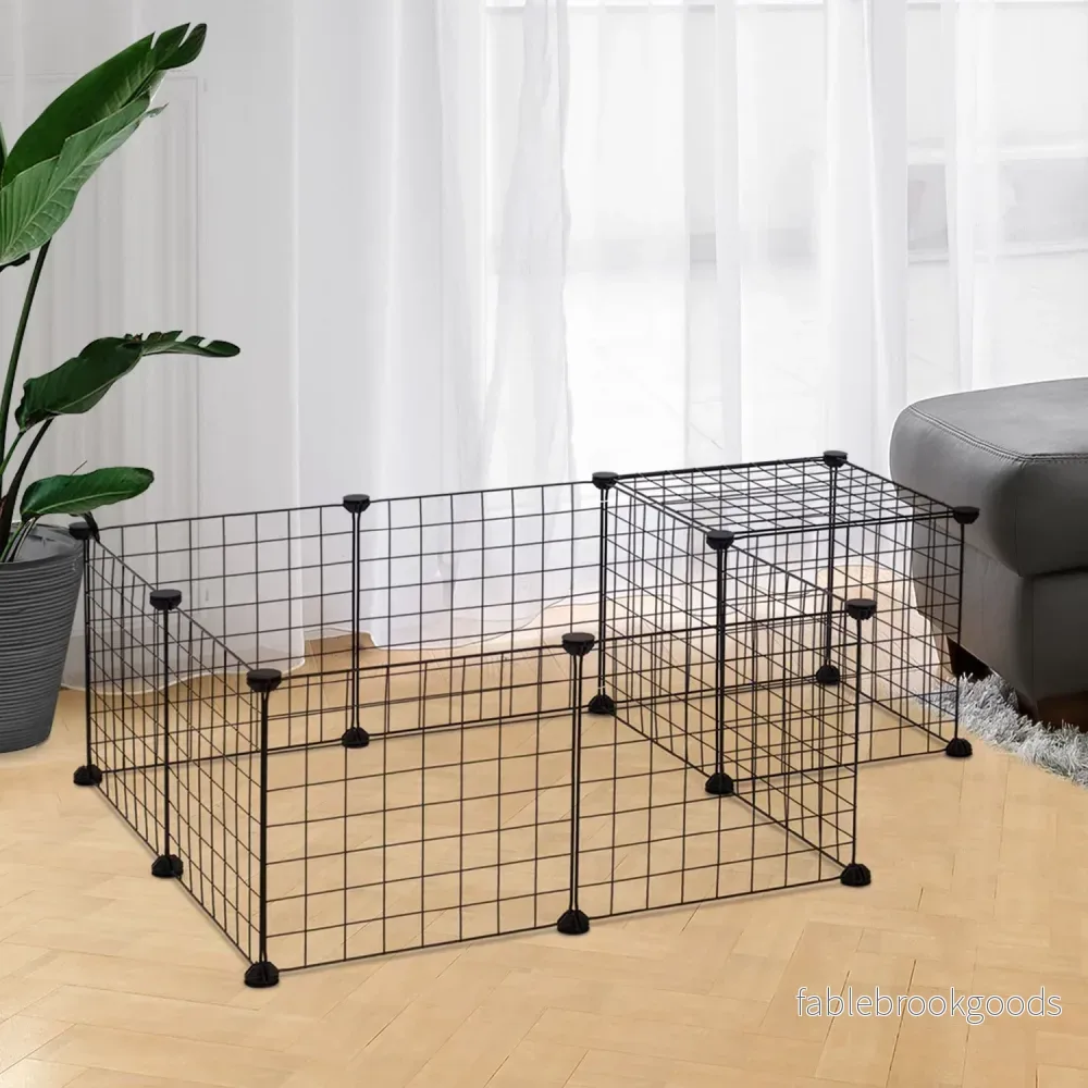 Small Animal Metal Mesh Utomhushölje 106x73x36cm - Bild 2