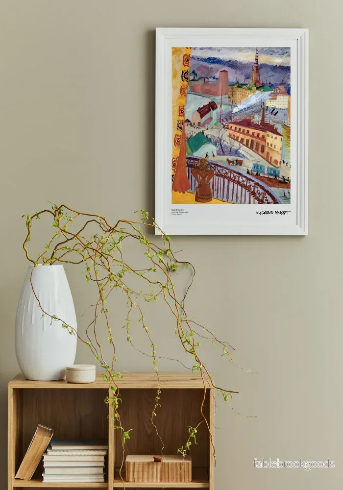 Poster, Sigrid Hjertén, Utsikt över Slussen - Bild 2