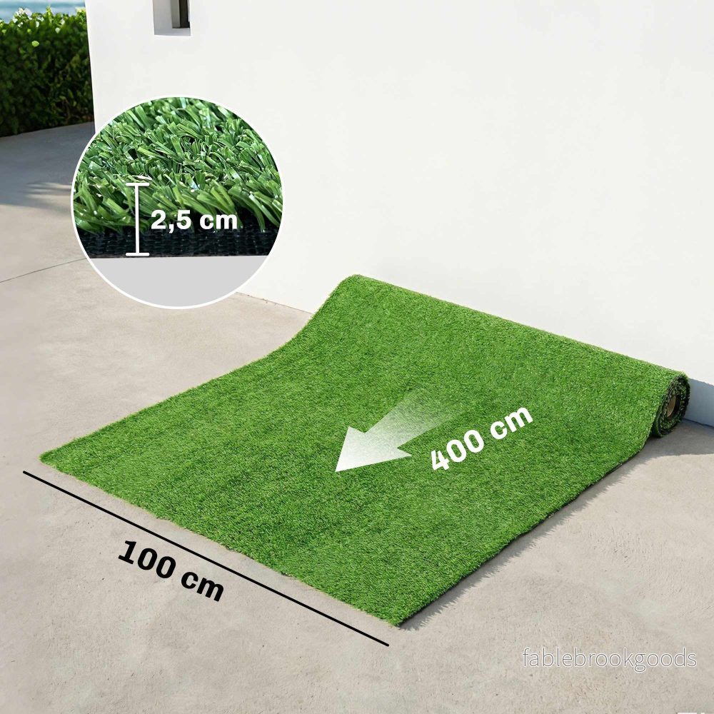 Konstgräs 100x400cm, självdränerande, 10mm höjd - Bild 3