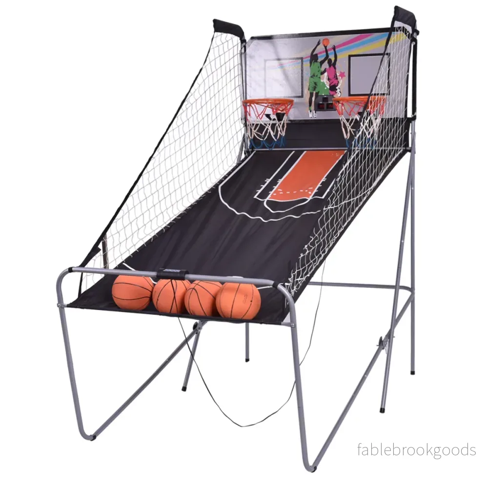 Dubbelspel – basketmaskin basketkorg basketstativ basketspel – Svart - Bild 2