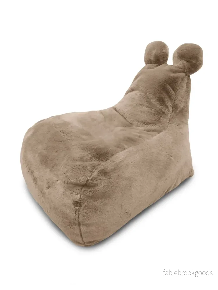 TEDDIE S Bean Bag, Fur