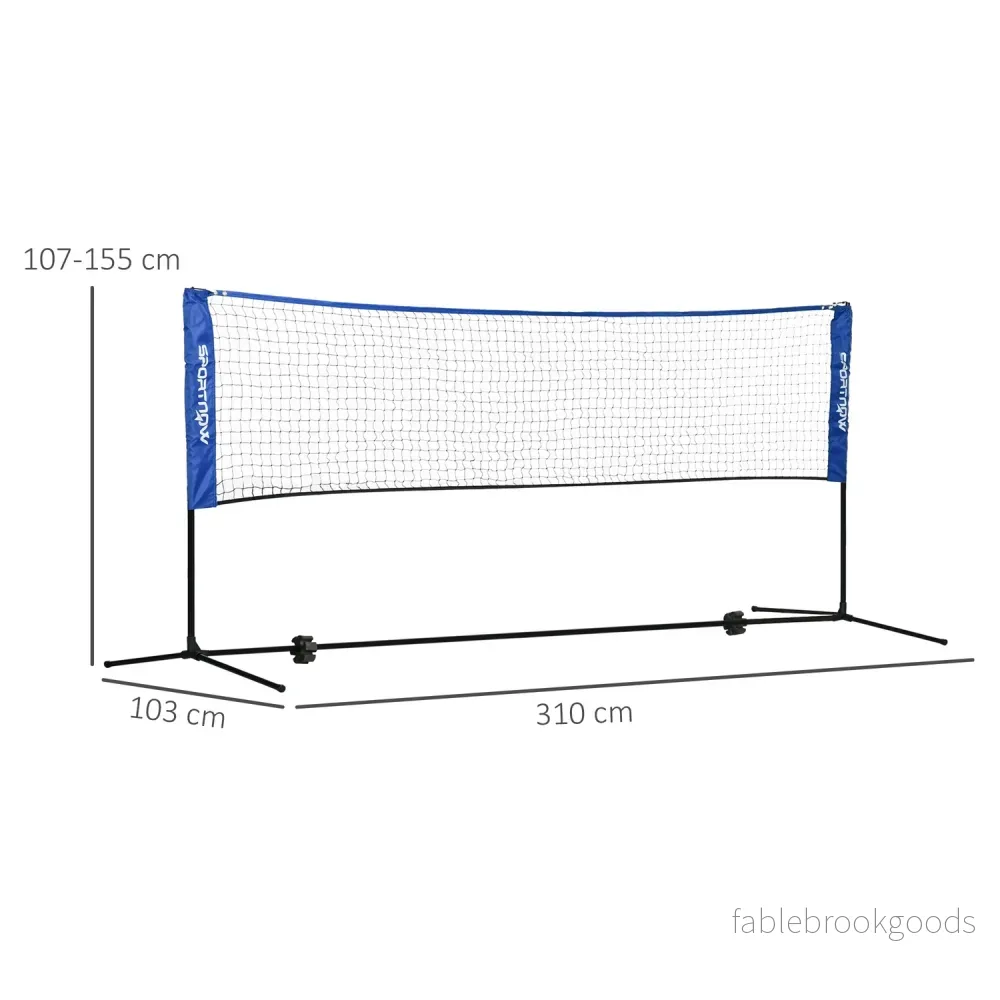 Justerbart badminton- och tennisnätset – inomhus/utomhusbruk - Bild 3