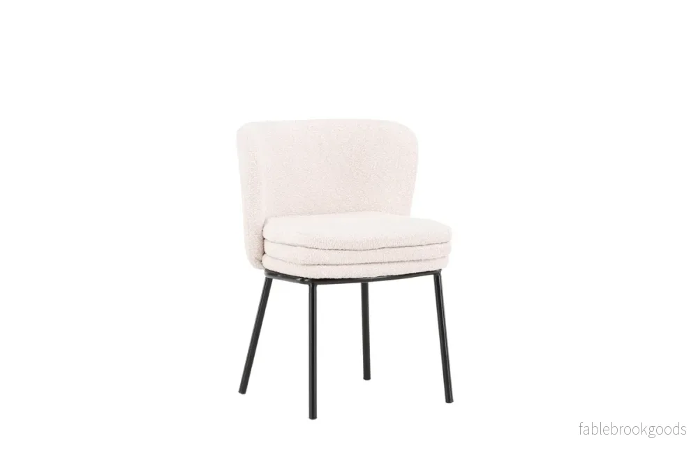 Agnes Matstolar 2-pack Vit – Moderna Skandinaviska Matstolar | Venture Home - Bild 3