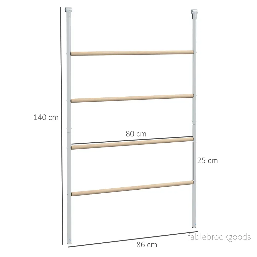 Lekplatsstege för kyckling i trä – 140 x 86 cm, naturligt trä - Bild 3