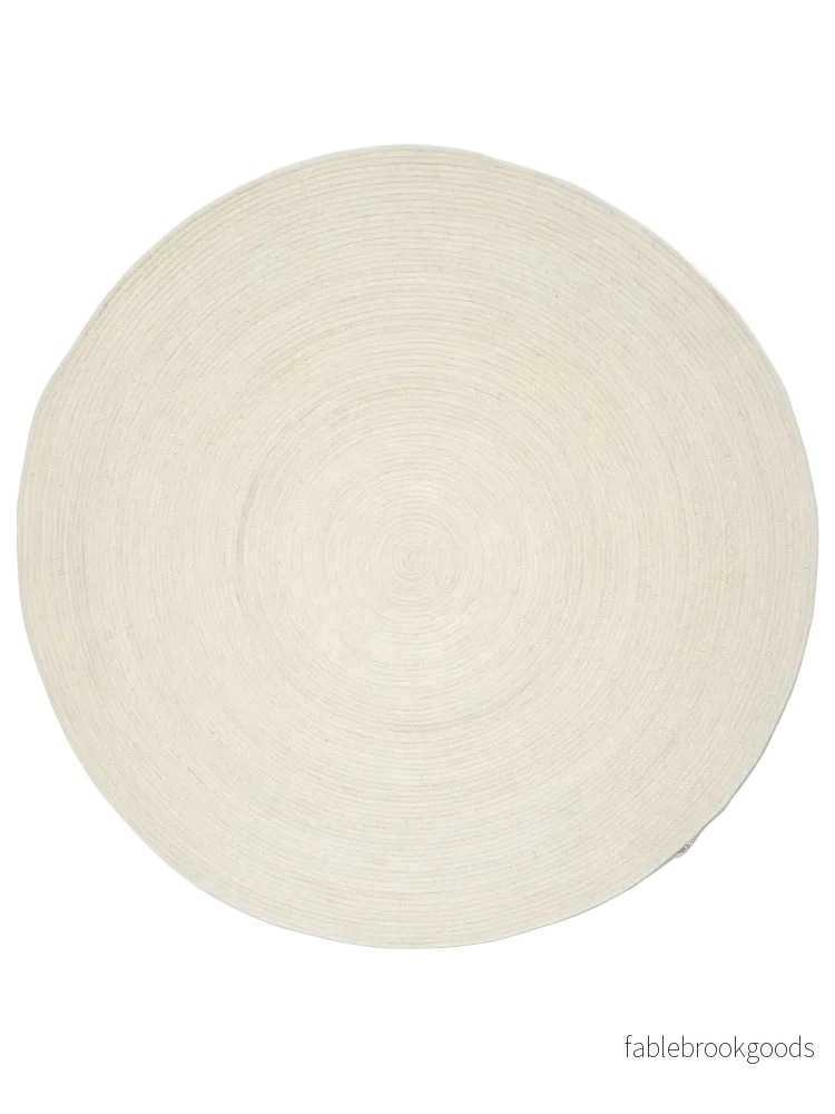 Matta Merino White Rund Matta Merino White Rund