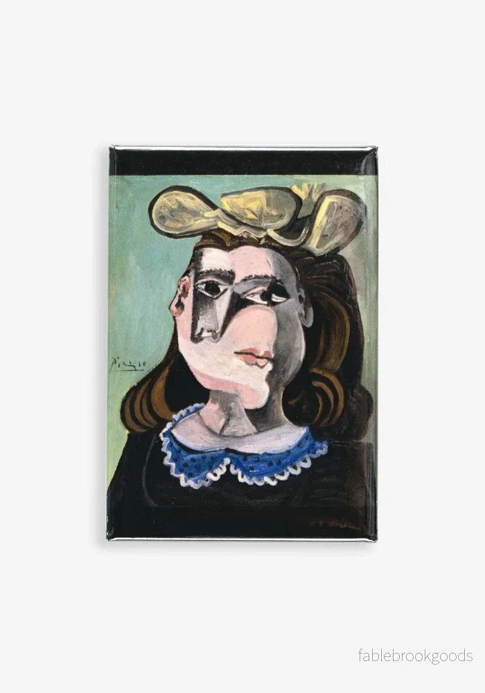 Magnet, Picasso, Kvinna med blå krage Magnet, Picasso, Kvinna med blå krage