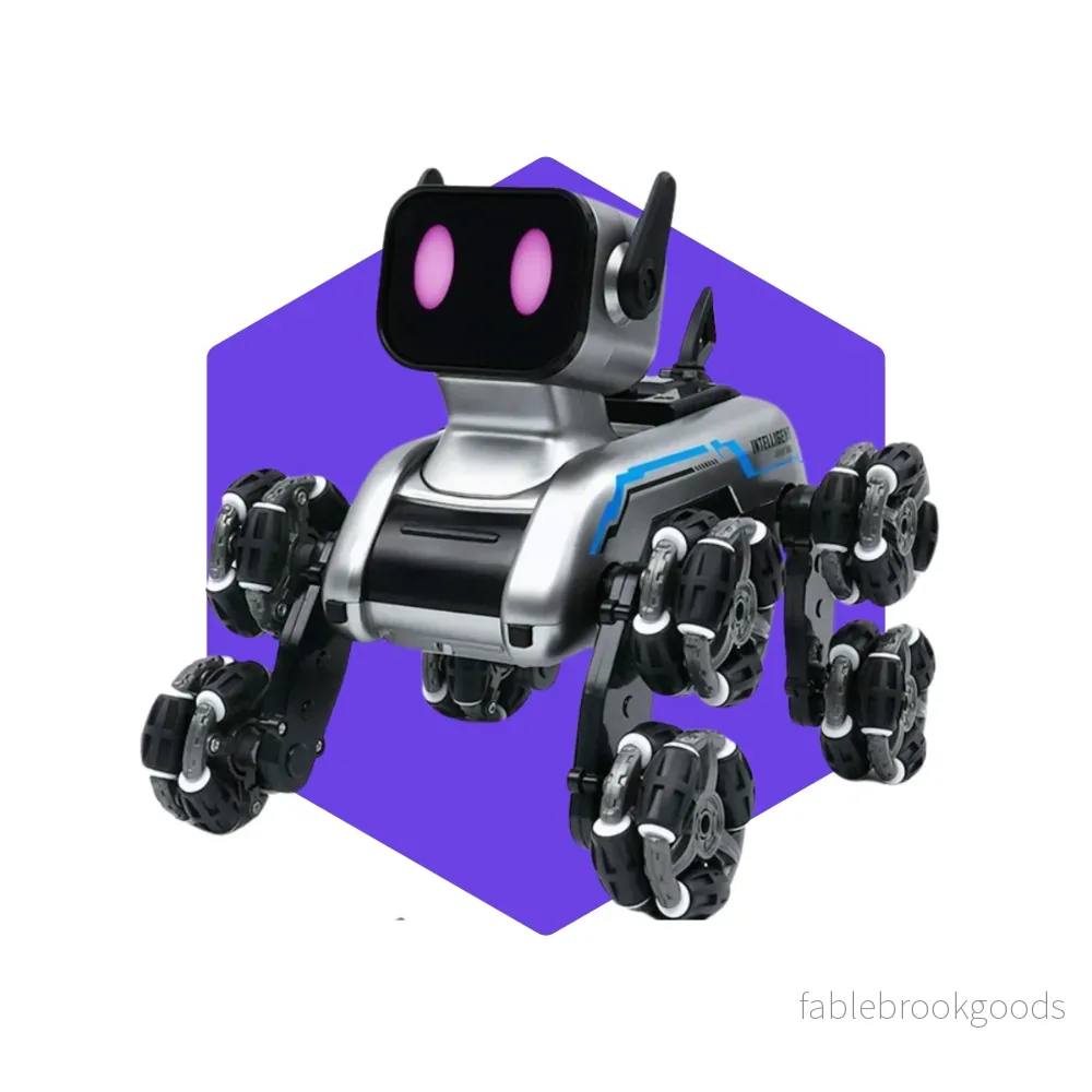 Eight-Wheel RC Robot Dog Interactive Pet Toy