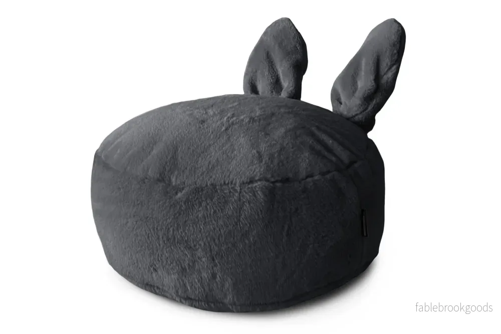 BUNNIE Pouf Bean Bag, Fur BUNNIE Pouf Bean Bag, Fur