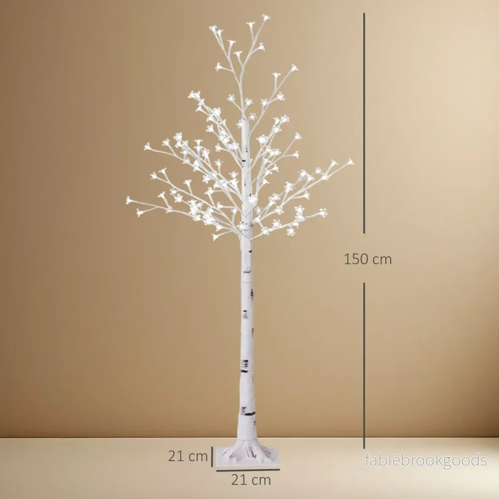 LED-ljusgran, 150 cm, varmvit, inomhus-/utomhusbruk - Bild 3