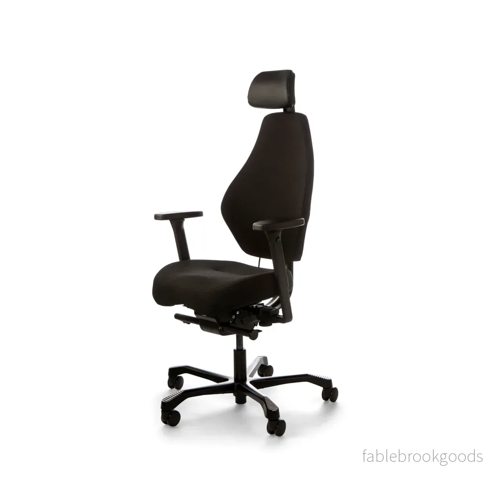 Josefin kontorsstol, svart tygklädsel Josefin kontorsstol, svart tygklädsel
