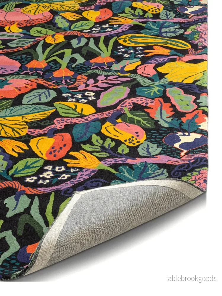 Måttanpassad Matta Heritage Garden Charcoal Multi