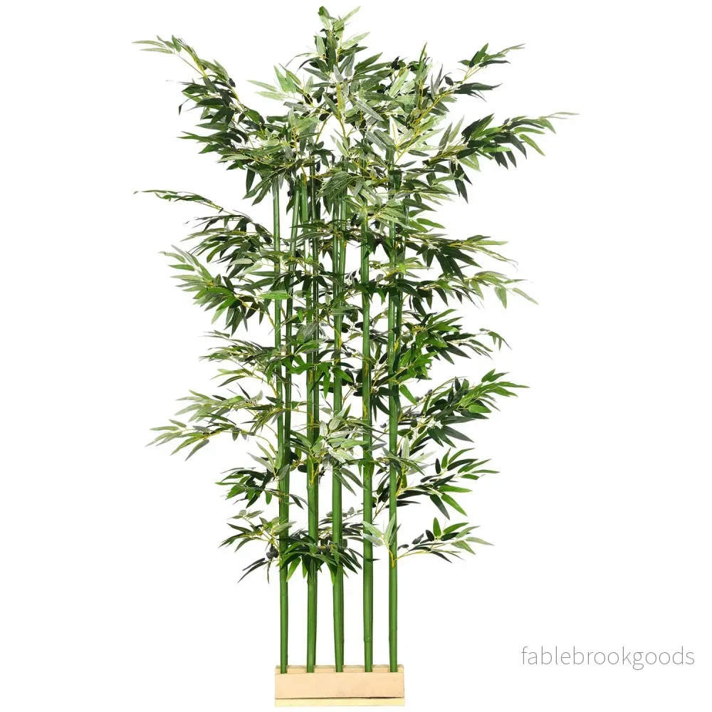 Konstgjord bambuplanta, 180cm, furukruka, inomhus/utomhus