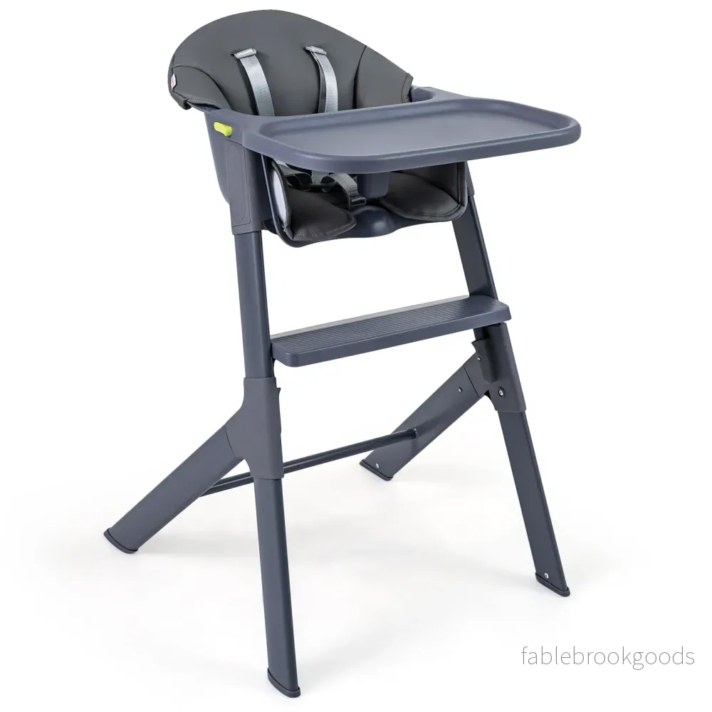 Barnmatstol – 3‑i‑1, barnstol med justerbar bricka och fotstöd, max – 15 kg