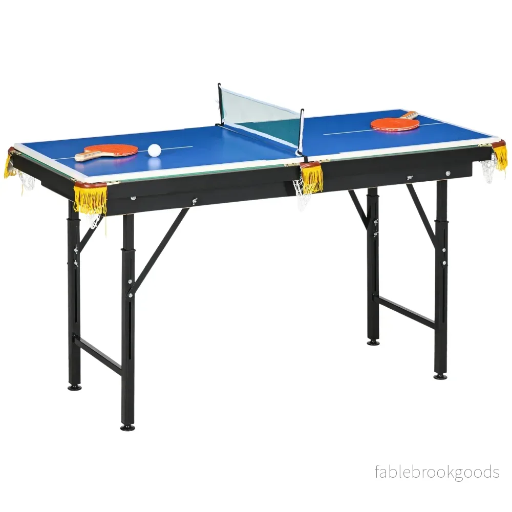 2-i-1 spelbord – biljard och bordtennis, justerbar höjd