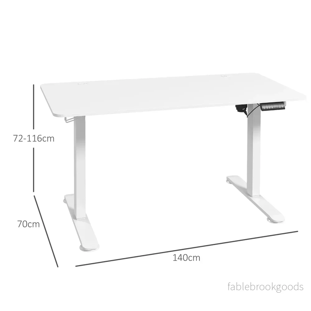 Elektriskt höj- och sänkbart skrivbord med minne och anti-kollision - Bild 3