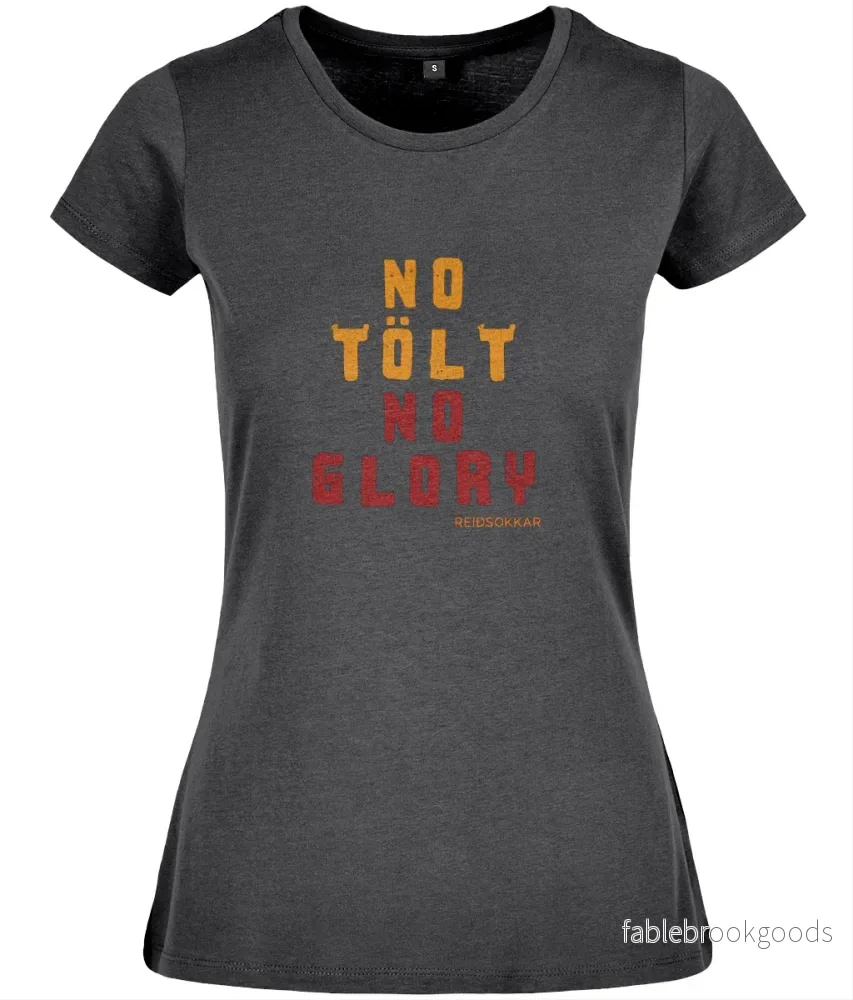 T-shirt formsydd ”No Tölt No Glory” - Bild 3