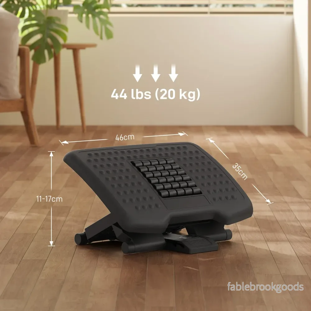 Justerbart halkfritt ergonomiskt fotstöd för hemmakontoret - Bild 3