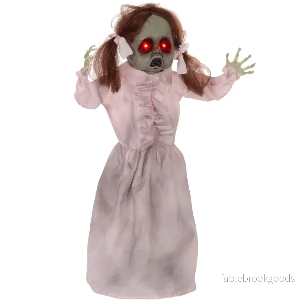 Animerad Halloweendocka, Ljud- och beröringsaktiverad, 76 cm