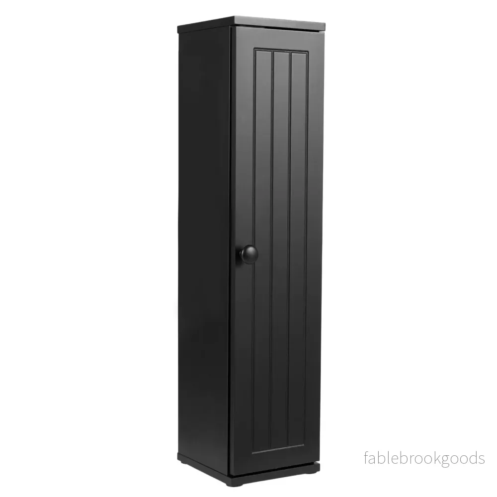 Smalt – badrumsskåp med avtagbara hyllor, bred, toalettskåp – 3 16 cm