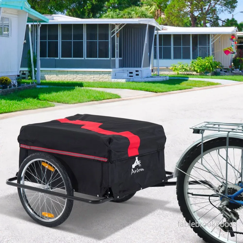 Cykellastvagn, Transport & Förvaring, Svart - Bild 2