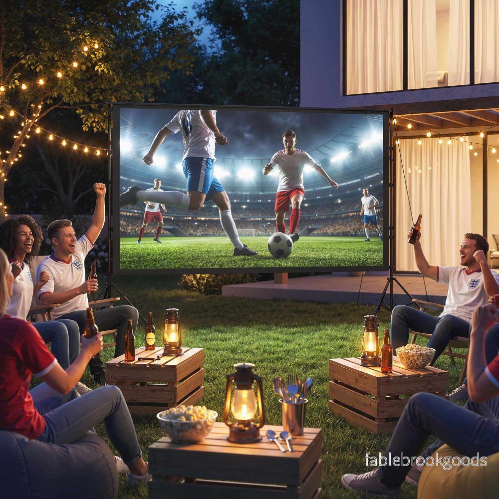 120" projektorduk, 4K/8K, dubbelt stativ - Bild 2