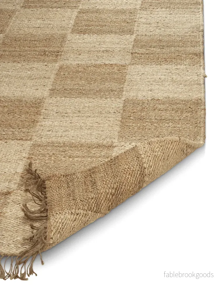 Måttanpassad Matta Jute Squares Natural Måttanpassad Matta Jute Squares Natural