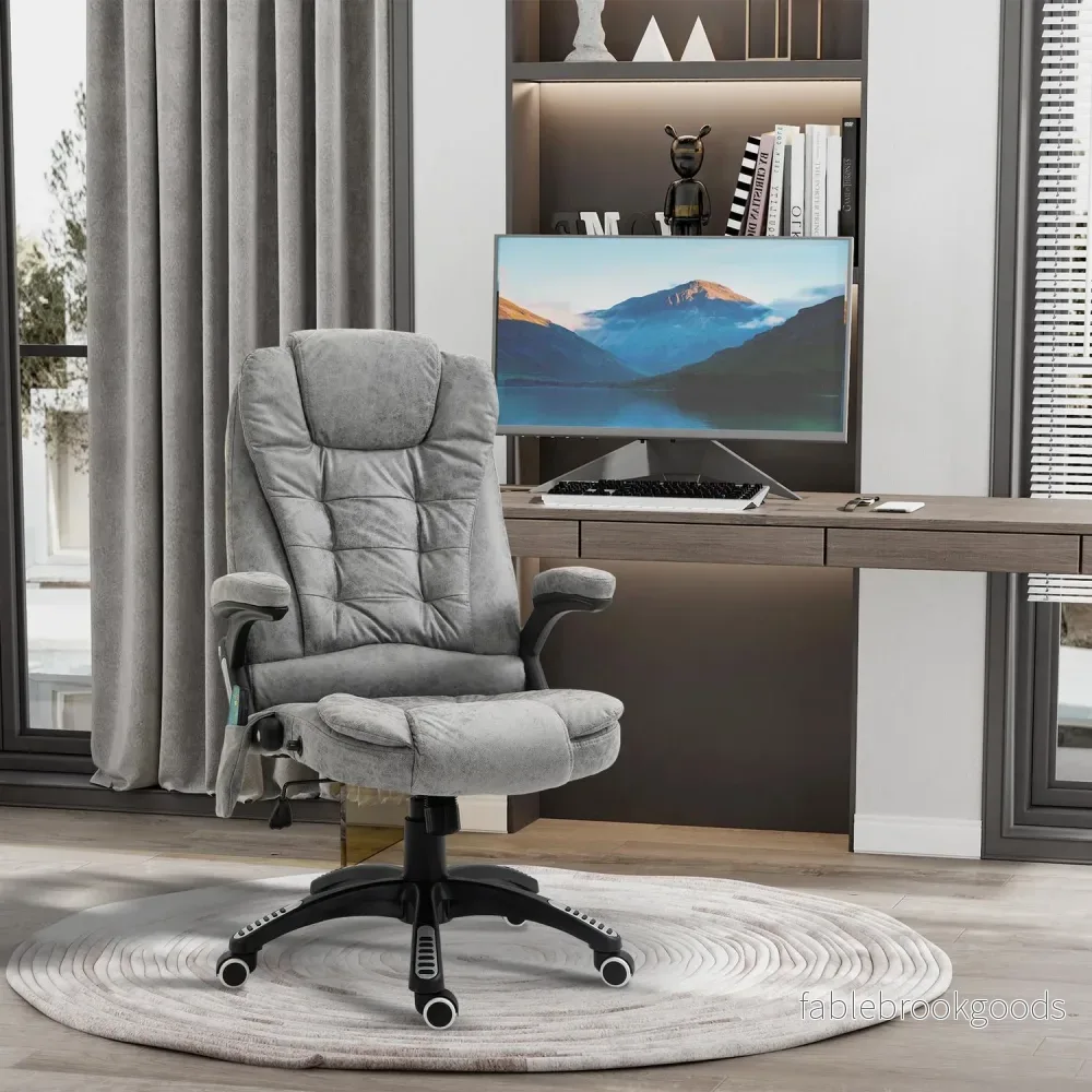 Ergonomisk kontorsstol med värme och massage, justerbar höjd - Bild 2