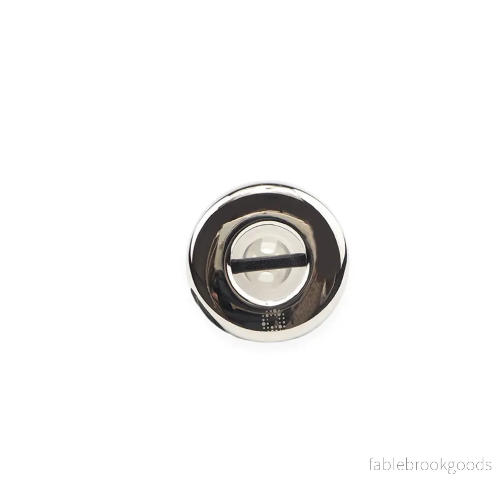 Jetmunstycke Roterande Dubbel krom/svart 58mm / 2,28"