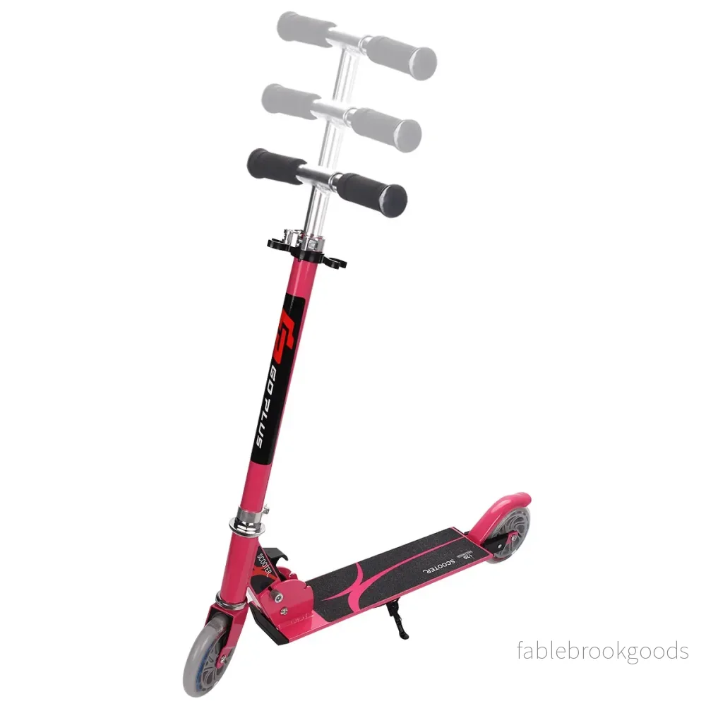 Scooter – Roller Kick Barnskoter City hopfällbar upp till – 70 kg – Rosa - Bild 3