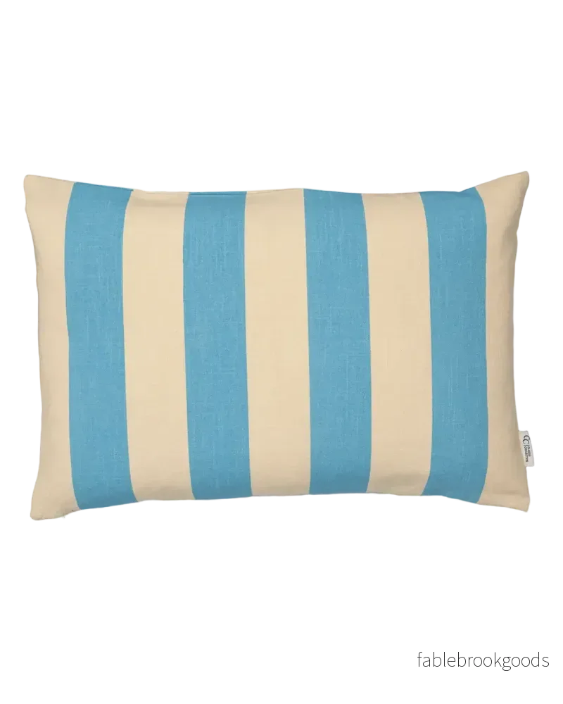 Kuddfodral Striped Blå