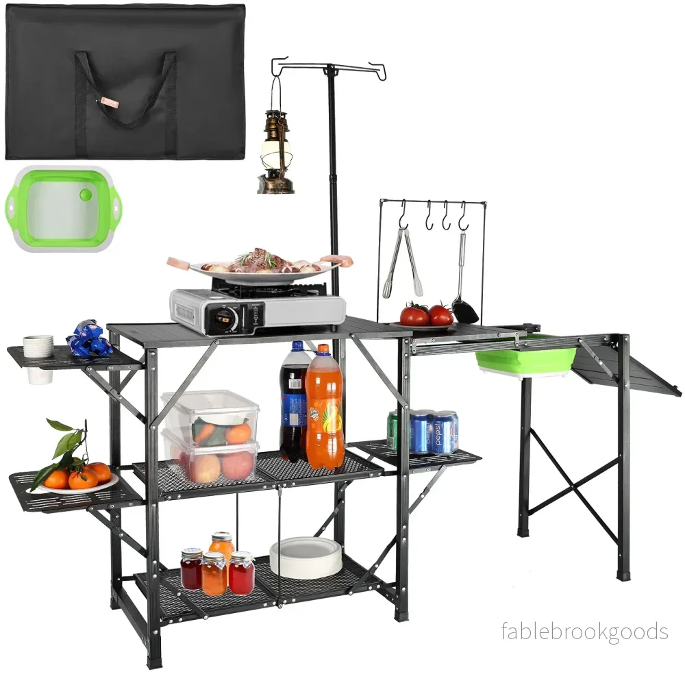 Hopfällbart campingbord 174 cm Hopfällbart campingbord 174 cm