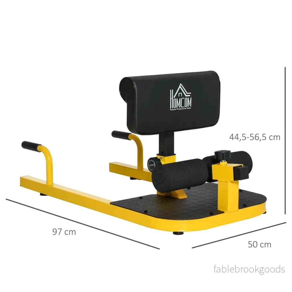 3-i-1 justerbar Sissy Squat Trainer, stål, 120 kg kapacitet - Bild 3