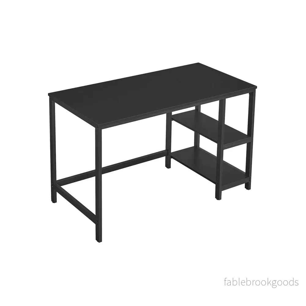 Skrivbord – Snyggt och praktiskt – Vintage brun-svart Skrivbord – Snyggt och praktiskt – Vintage brun-svart